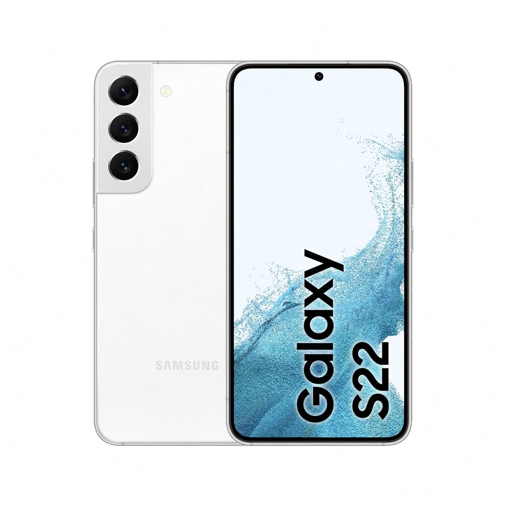 سامسونج جلاكسي S22 5G هاتف ذكي فانتوم أبيض بسعة 128 جيجابايت