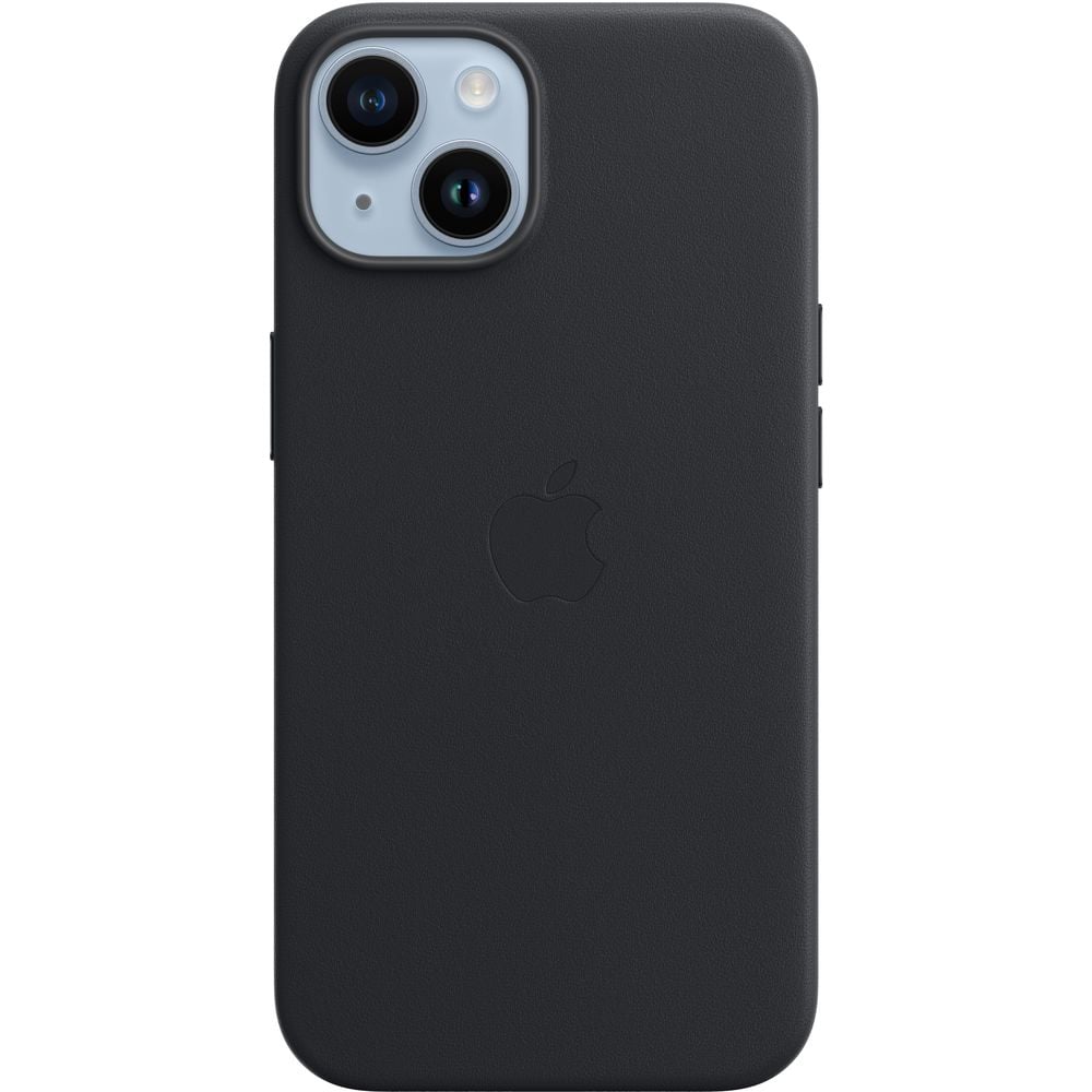 Apple iPhone 14 Leather Case Midnight with MagSafe Apple iPhone 14 Leather Case Midnight with MagSafe