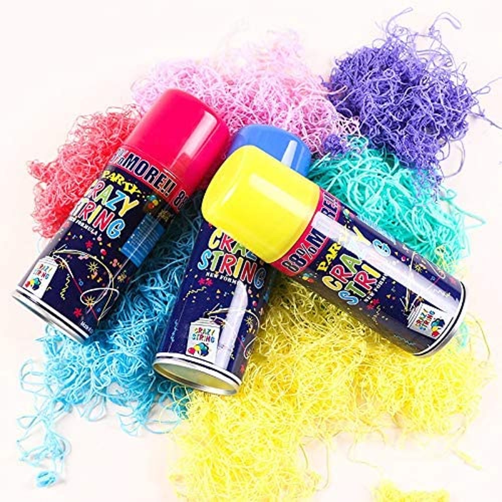 Lavish Party Accessories Crazy Ribbon Spray Party Spray In Assorted Color ( Pack Of 2 ) Lavish Party Accessories Crazy Ribbon Spray Party Spray In Assorted Color ( Pack Of 2 )