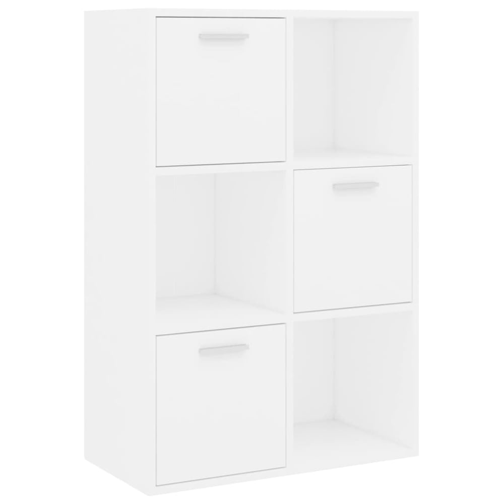Vidaxl Storage Cabinet White 60x29.5x90 Cm Engineered Wood