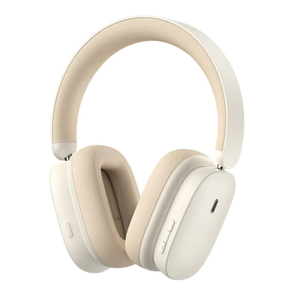Baseus H1 Bowie Noise-Cancelling Wireless Headphone White NGTW230002