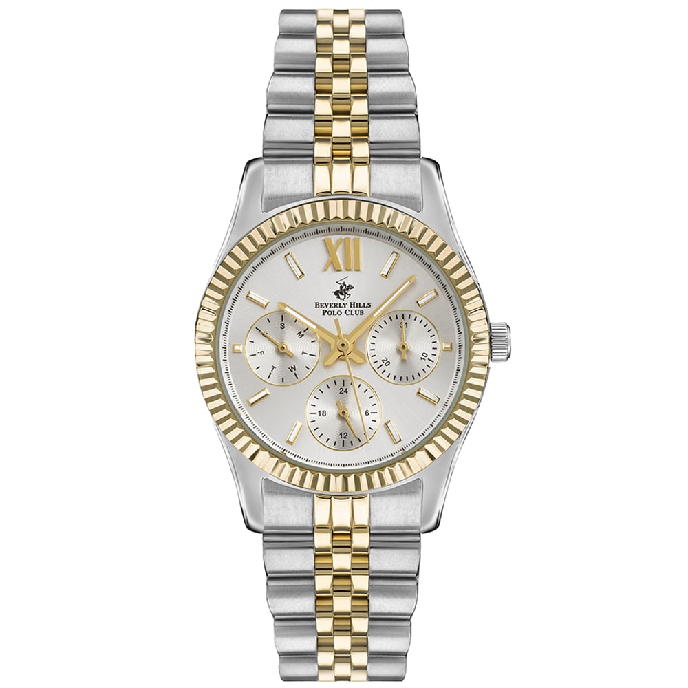 Beverly Hills Polo Club Women's Multi-function Silver Dial Watch - Bp3169c.230 Beverly Hills Polo Club Women's Multi-function Silver Dial Watch - Bp3169c.230