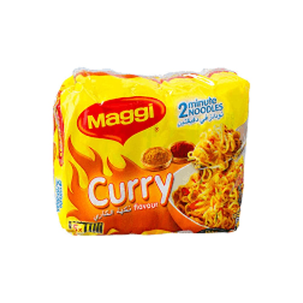 Maggi Curry Noodles Pack Of 5 X 79gm