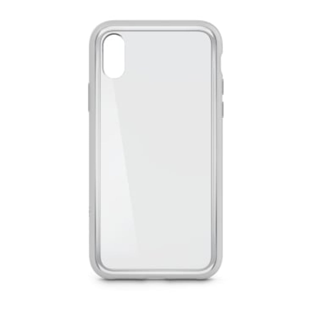 Belkin Sheerforce Elite Protective Back Case Silver For Apple iPhone X Belkin Sheerforce Elite Protective Back Case Silver For Apple iPhone X