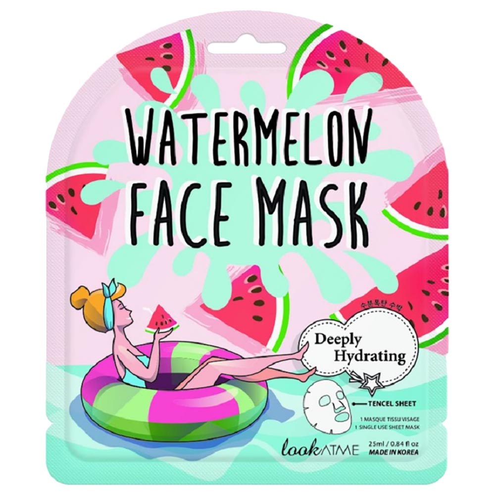 Buy Look At Me Watermelon Tencel Face Mask Online in UAE | Sharaf DG