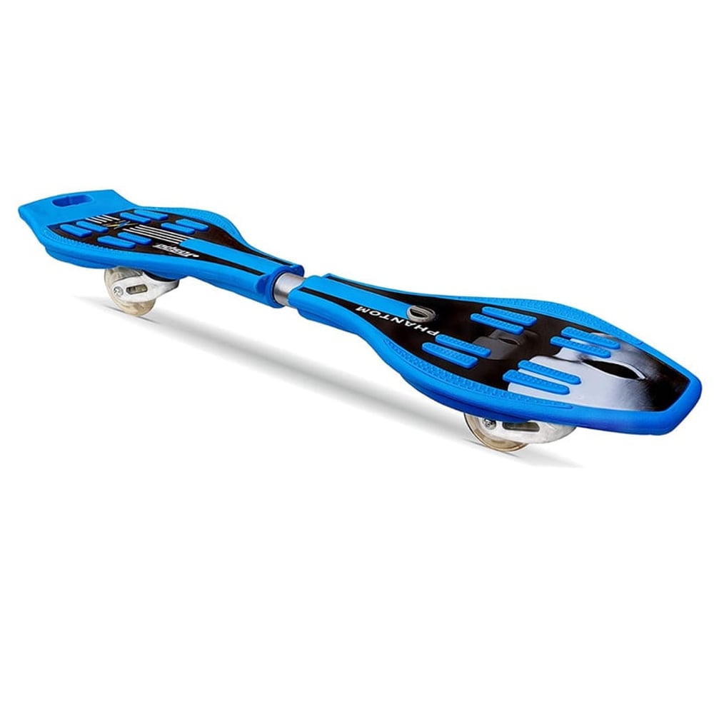 Jaspo - Cruiser Waveboard |concave Standard Caster Board For Kids Teens & Adults |2 Wheel Pivoting Skateboard With 360-degree Casters (blue)