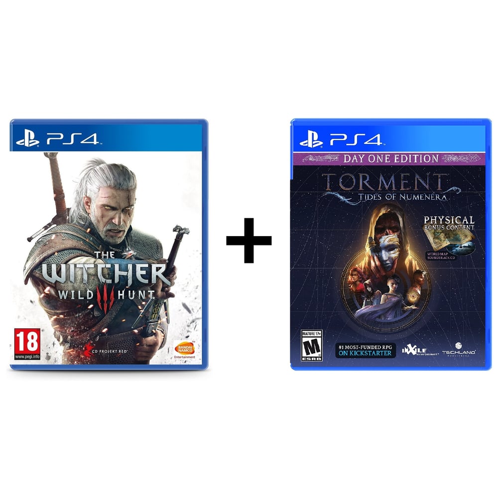 PS4 The Witcher 3 Wild Hunt D2 Edition + Torment Tides Of Numenera Game PS4 The Witcher 3 Wild Hunt D2 Edition + Torment Tides Of Numenera Game
