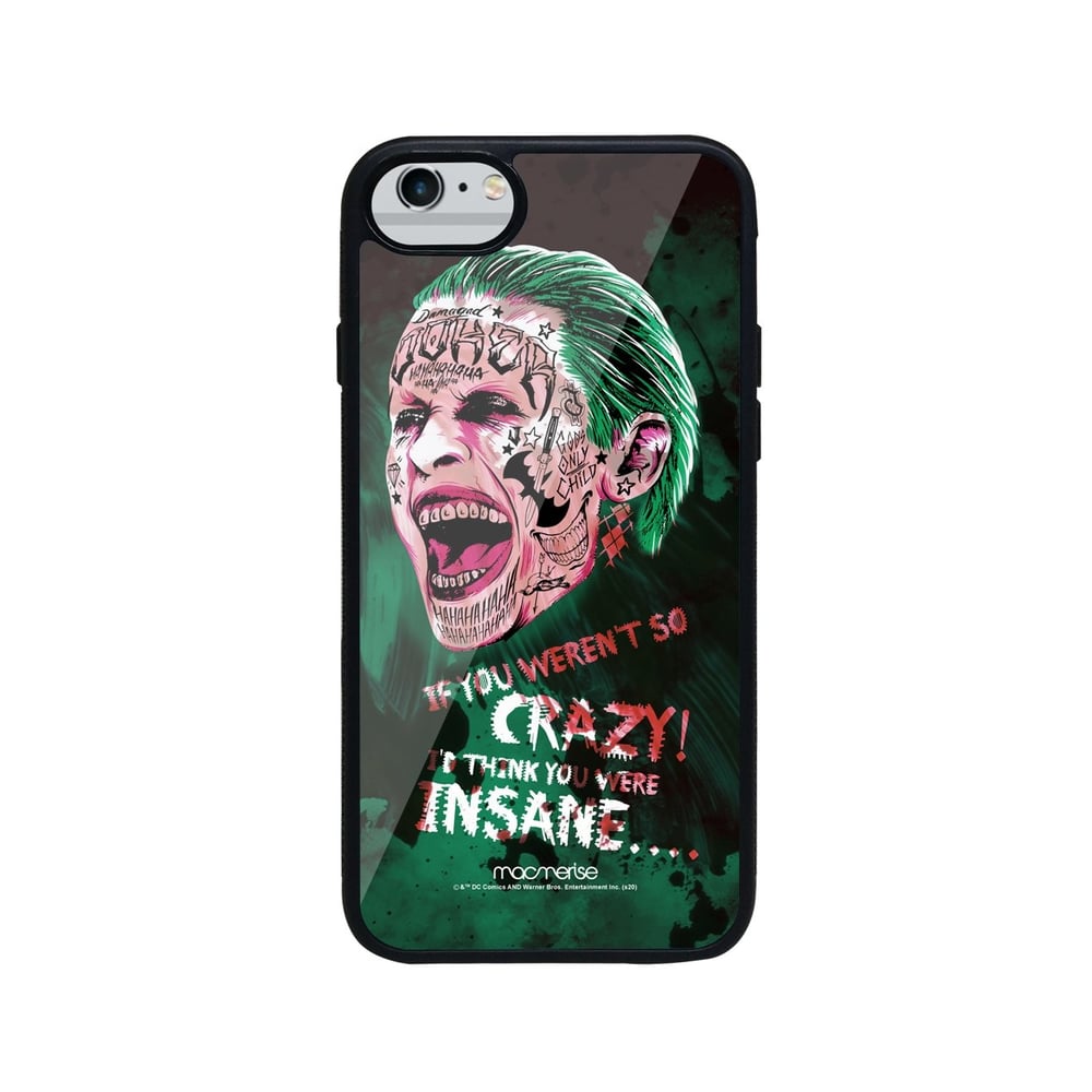 Crazy Insane Joker - Glass Case for iPhone 6S