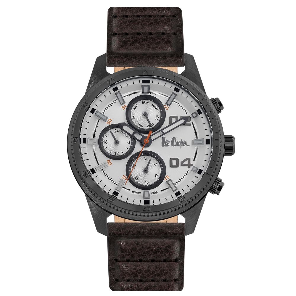 Lee Cooper Brown Leather Men Watch LC06592.032