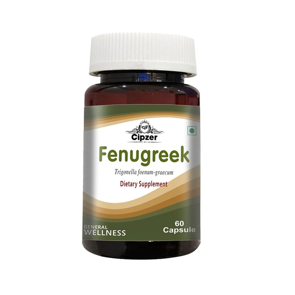 Buy Cipzer Fenugreek Capsules 500mg 60 Capsule Online in UAE