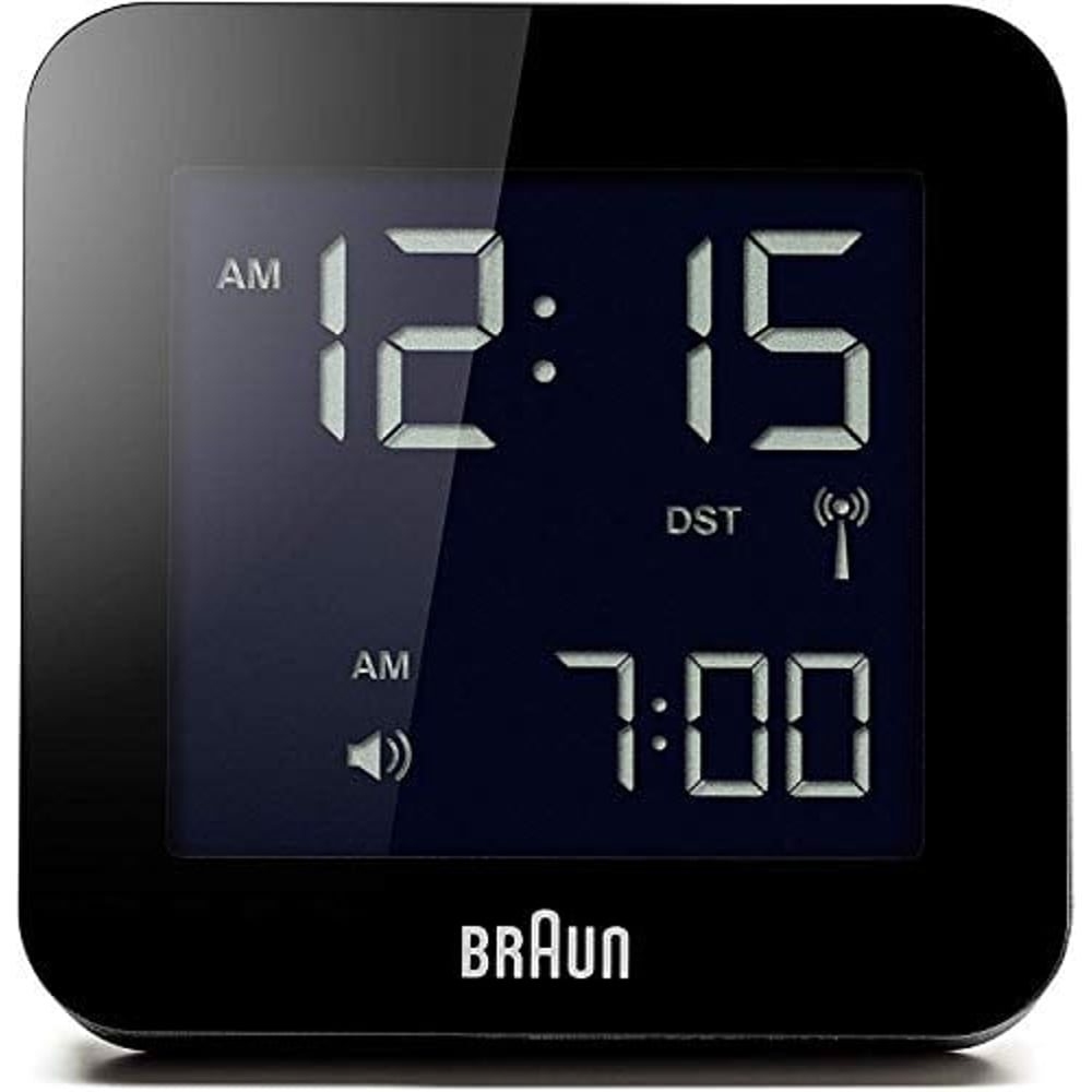 Braun Bnc009Bk-Rc Digital Quartz Alarm Clock