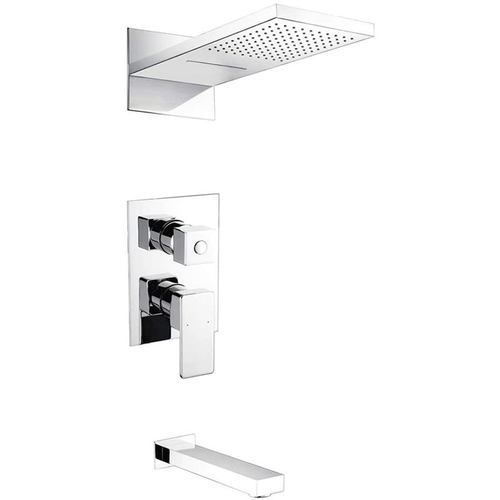 Milano Splendid Brass Concealed Shower Mixer with 3 Way Function Chrome Milano Splendid Brass Concealed Shower Mixer with 3 Way Function Chrome
