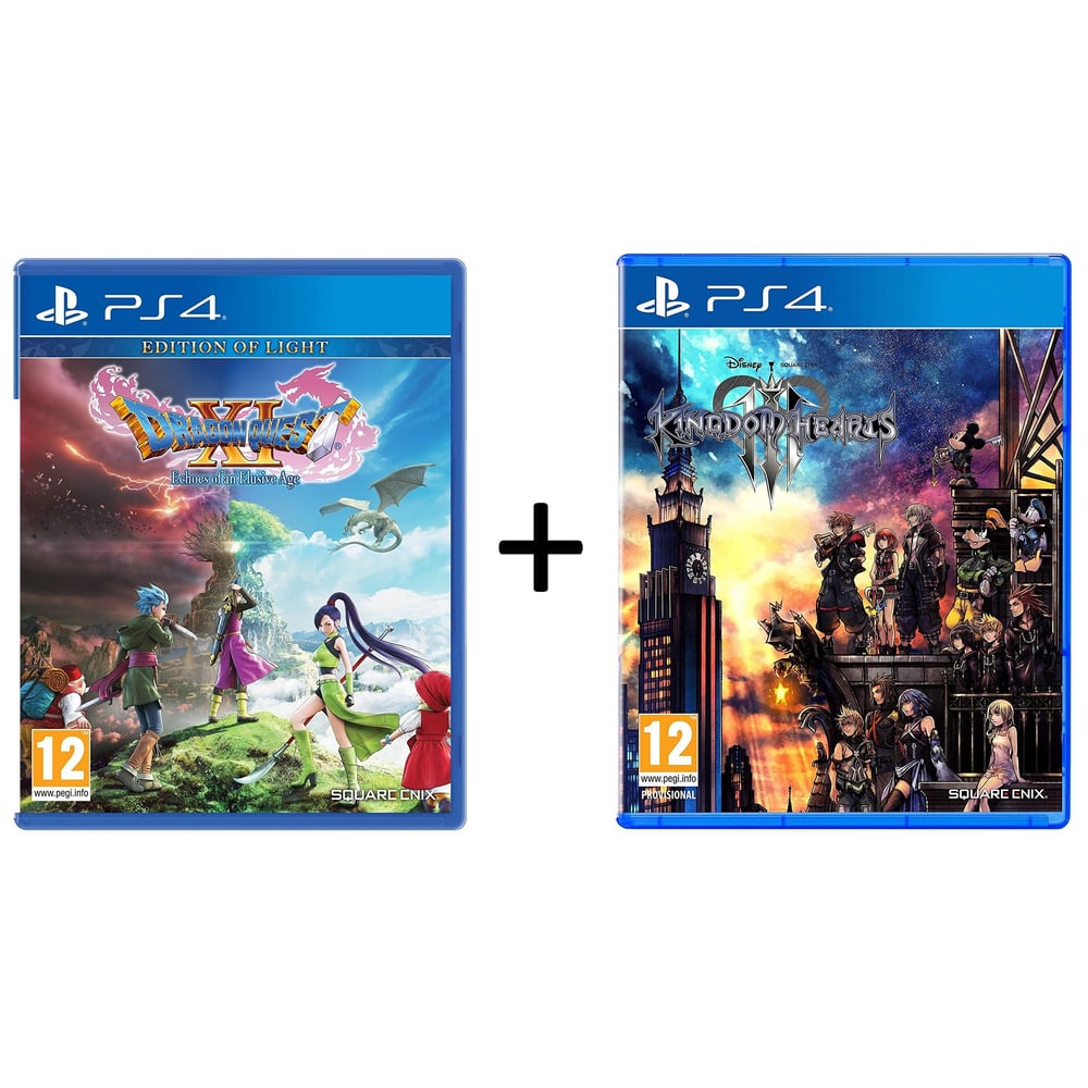 PS4 Dragon Quest XI EOL + PS4 Kingdom Hearts III Standard Edition Game PS4 Dragon Quest XI EOL + PS4 Kingdom Hearts III Standard Edition Game