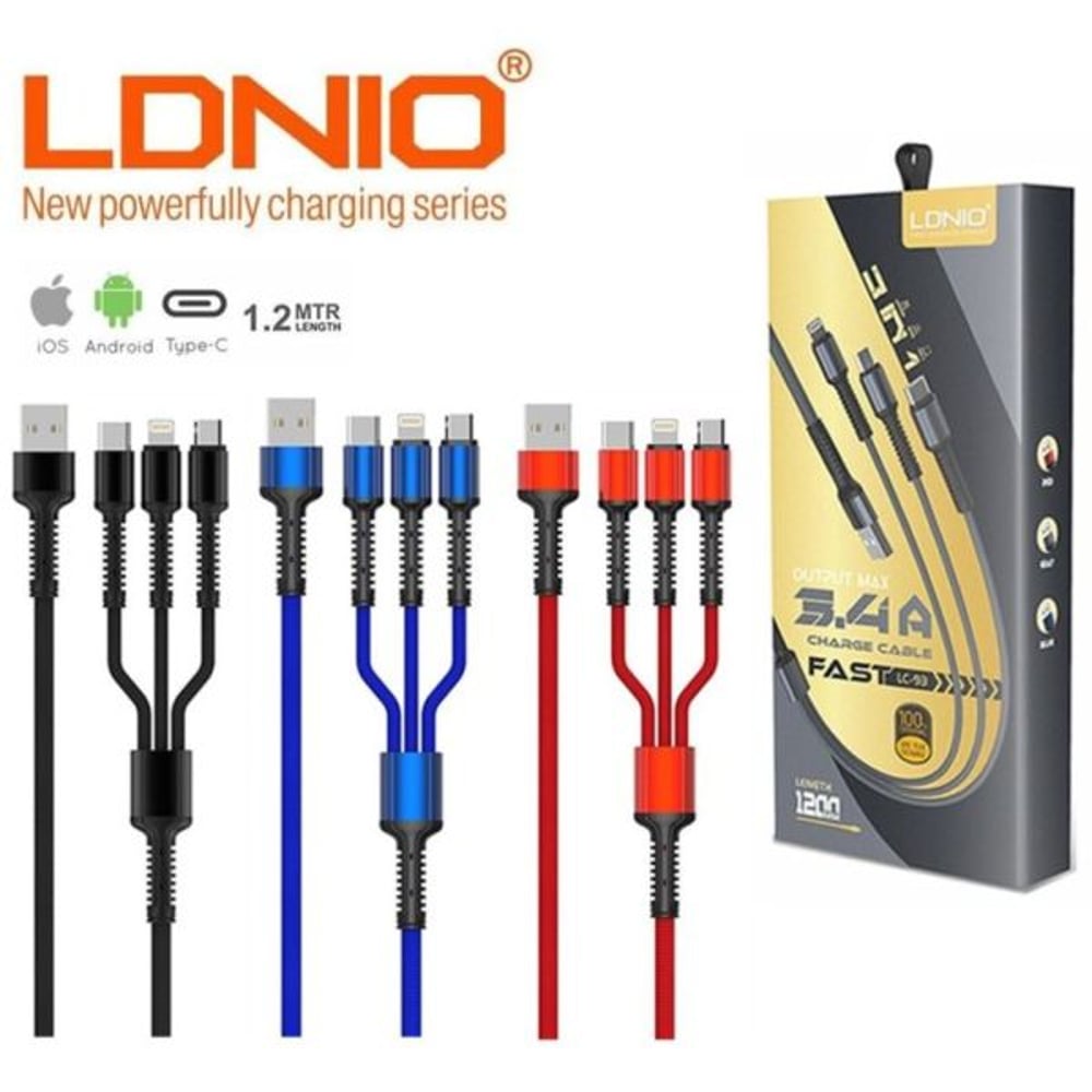 Ldnio 3-in-1 Fast Charge Cable