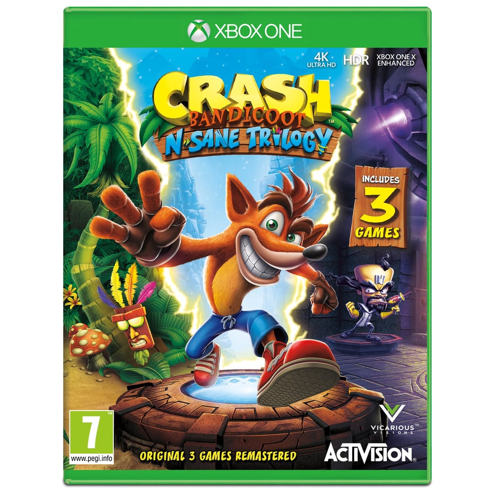 Xbox One Crash Bandicoot N Sane Trilogy Game