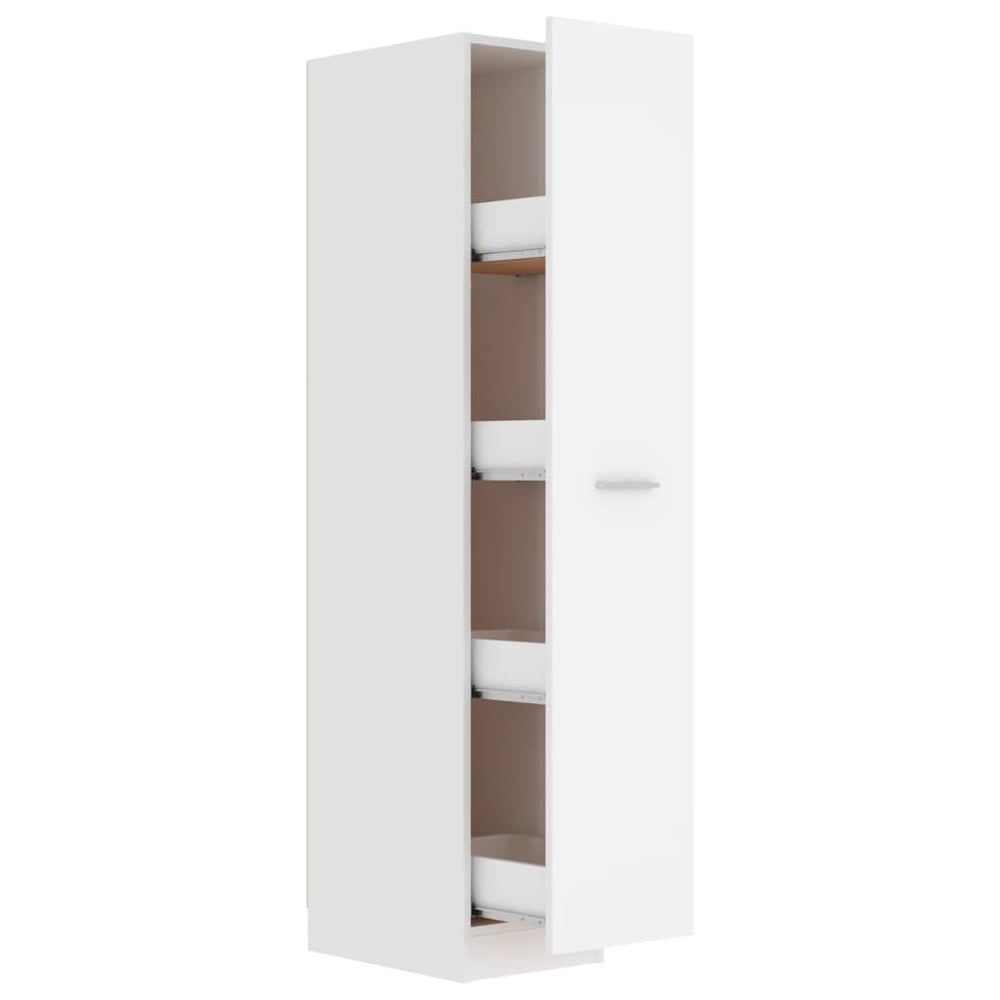 Vidaxl Apothecary Cabinet White 30x42.5x150 Cm Engineered Wood