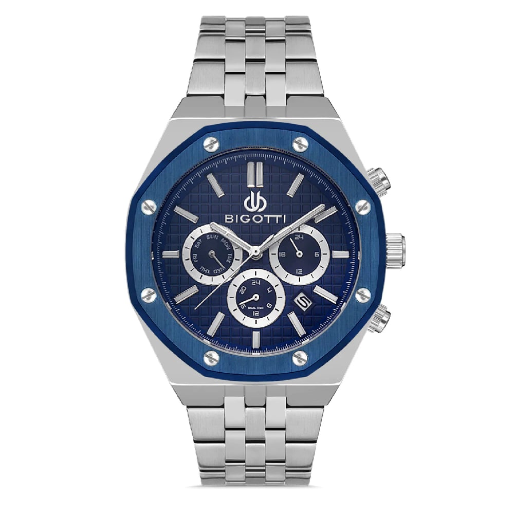 Bigotti Milano Mens Stainless Steel Strap Watch - Bg.1.10332-4 Bigotti Milano Mens Stainless Steel Strap Watch - Bg.1.10332-4