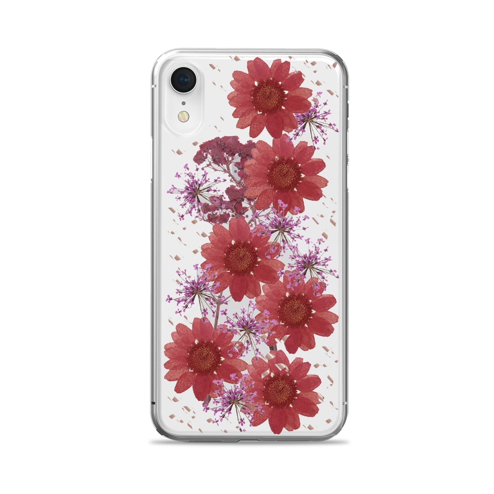 Puro Cover PC+TPU Glam Hippie Chic IPH9 Flower Red
