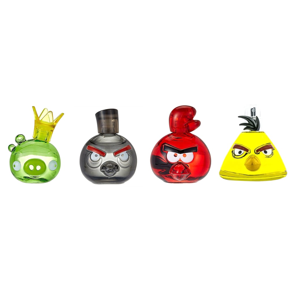 Angry Birds Bundle Offer of Angry Birds Yellow + Red + Grey + Green 5 ML each