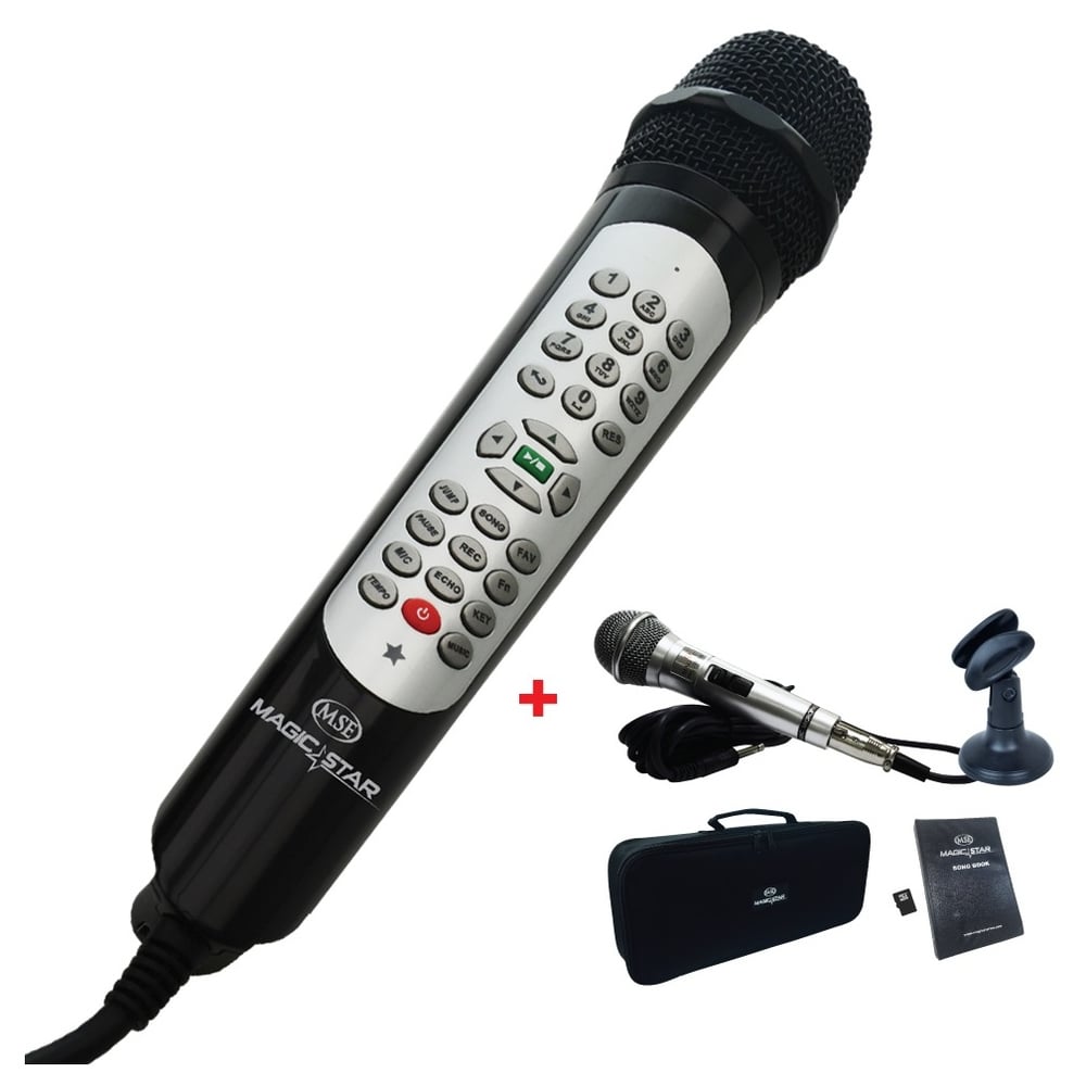 Magic Star MS805 Karaoke System + LH210 Sub Mic + Disco Light