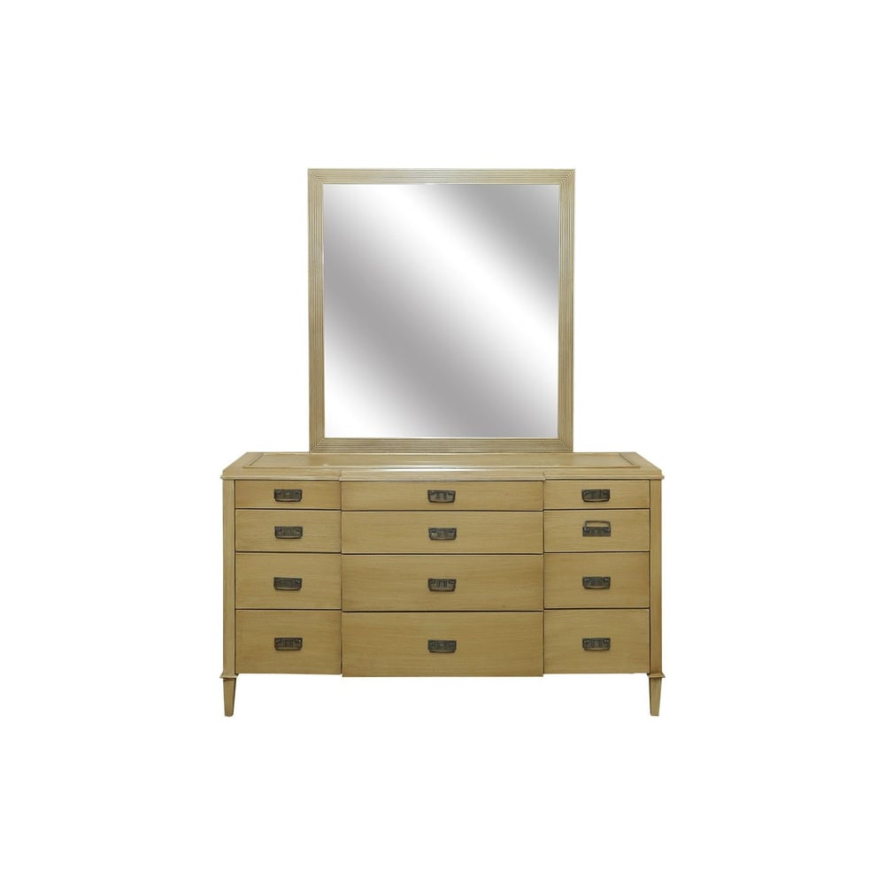 Pan Emirates Mashpee Dresser With Mirror Grey Pan Emirates Mashpee Dresser With Mirror Grey
