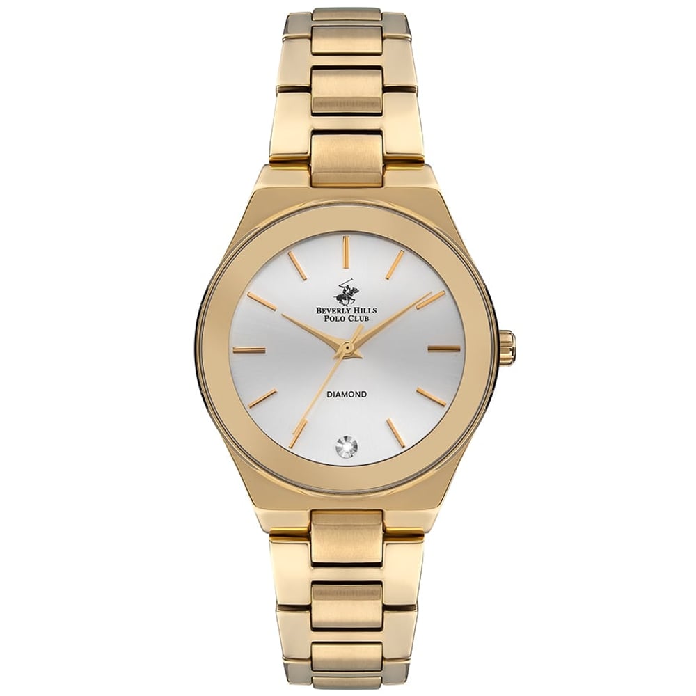 BEVERLY HILLS POLO CLUB Women's Analog Silver Sunray Dial Watch - BP3229X.130 BEVERLY HILLS POLO CLUB Women's Analog Silver Sunray Dial Watch - BP3229X.130