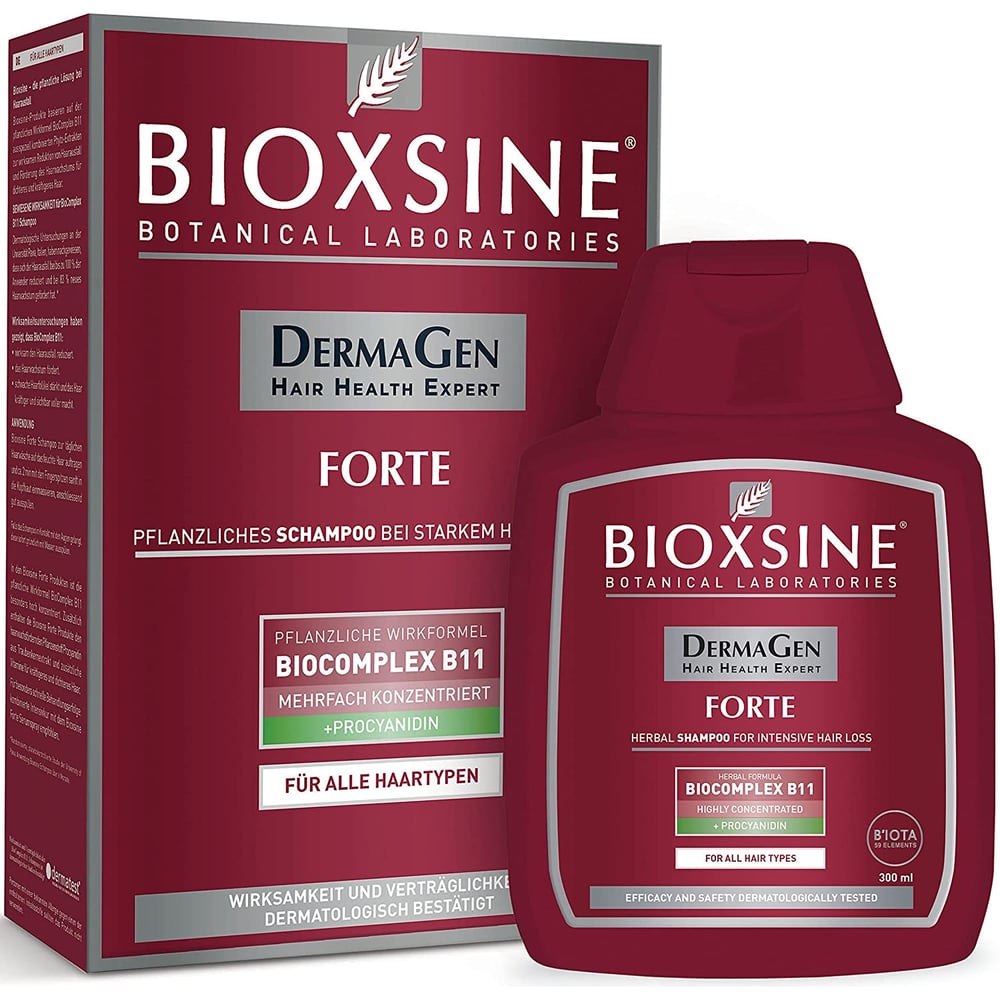 Bioxsine Forte Herbal Shampoo For Intensive Hairloss 300ml