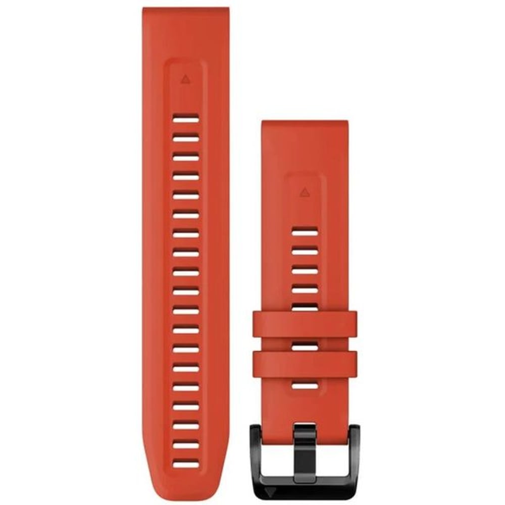 Garmin QuickFit 22mm Silicone Watch Band Flame Red