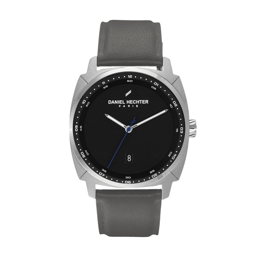 Daniel Hechter Carr cendre Grey genuine Leather Mens Watch Daniel Hechter Carr cendre Grey genuine Leather Mens Watch