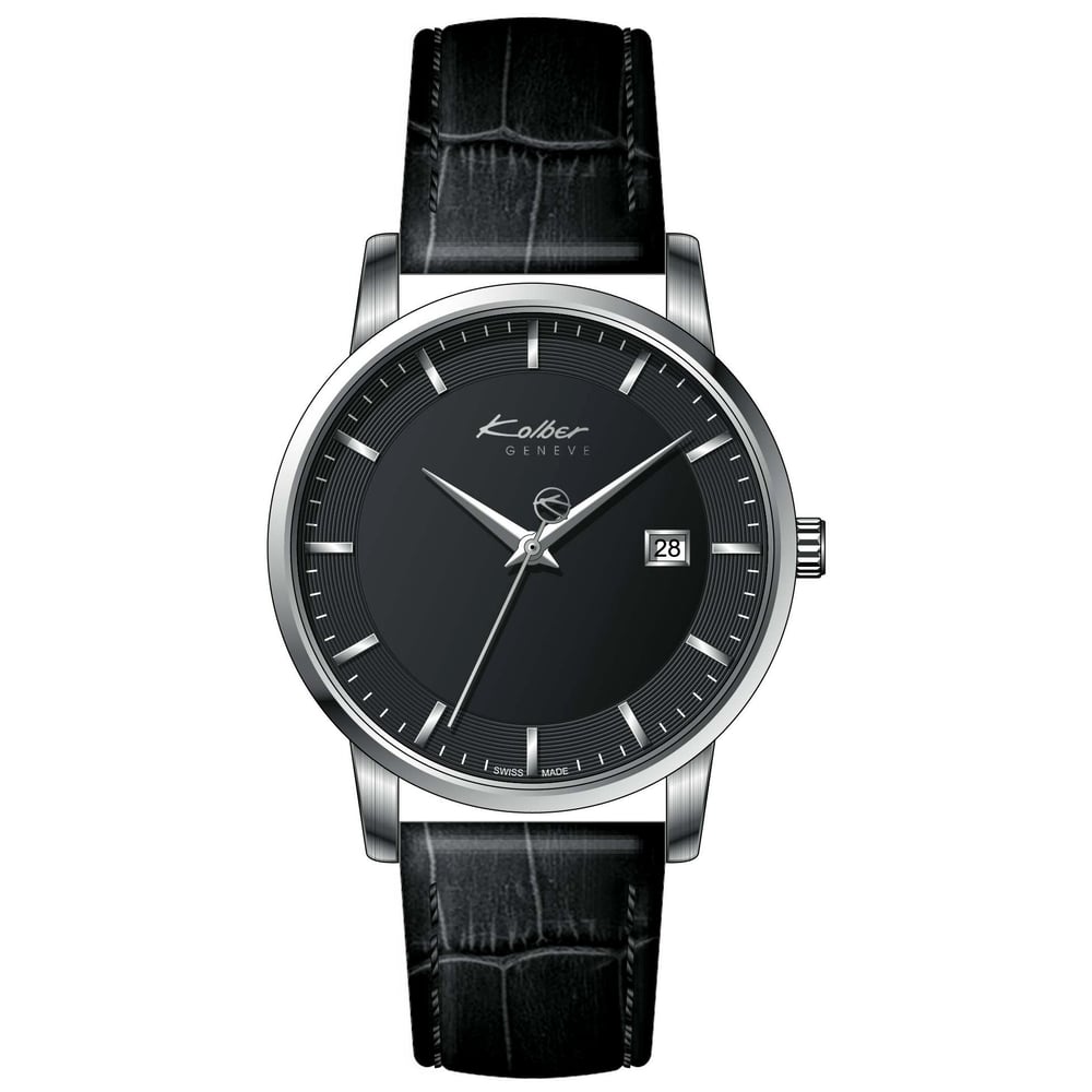 Kolber K6084101358 Les Classiques Analog Leather Watch Men Kolber K6084101358 Les Classiques Analog Leather Watch Men