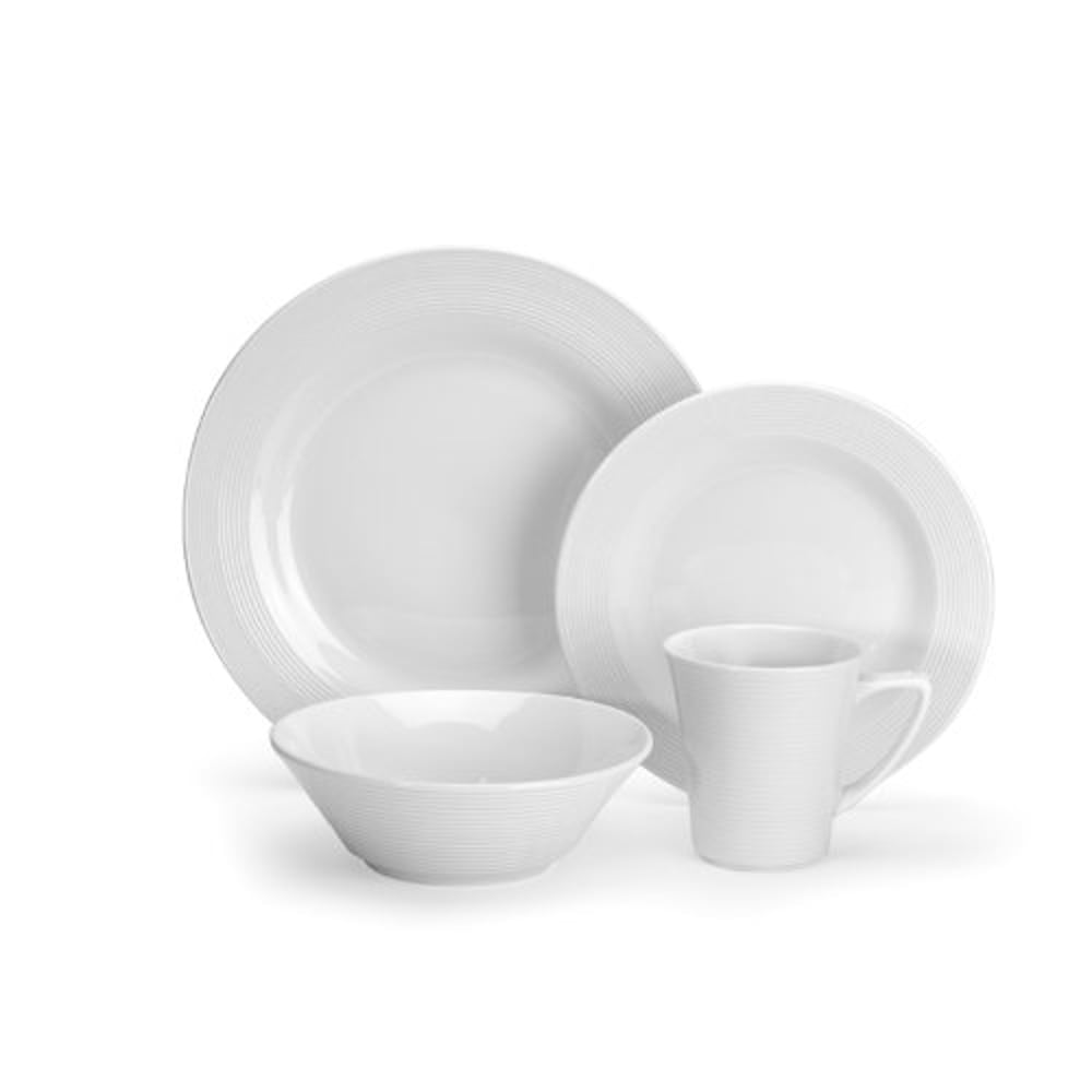 Cuisinart Cdp01-S4Wl Marne Collection 16-Piece Porcelain Dinnerware Set