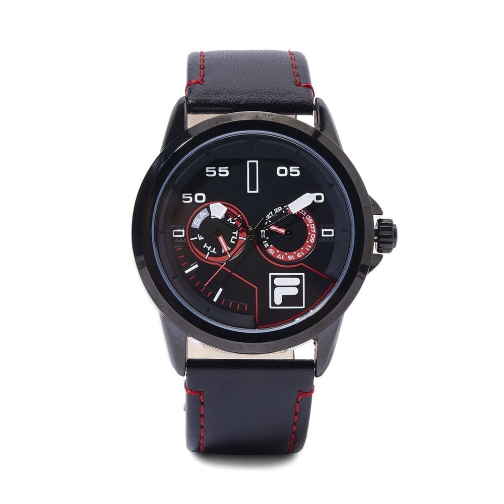 Fila - F Racer Chronograph Watch Leather Strap for Men 38-169-101