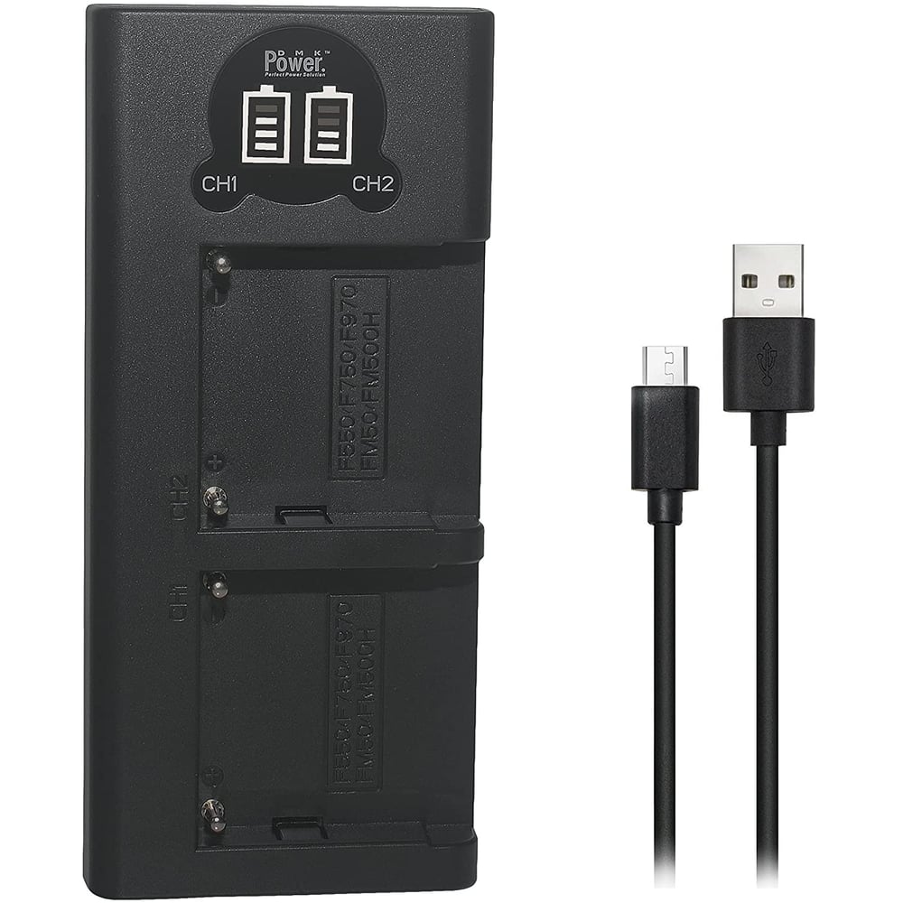 Dmk Power F960 / F970 Mini Portable Dual Usb Lcd Charger Tc-usb Iii Compatible With Sony Np-f970/np-f960/ Np-f770/np-f570 Np-f330/fm50 Etc. Dmk Power F960 / F970 Mini Portable Dual Usb Lcd Charger Tc-usb Iii Compatible With Sony Np-f970/np-f960/ Np-f770/np-f570 Np-f330/fm50 Etc.