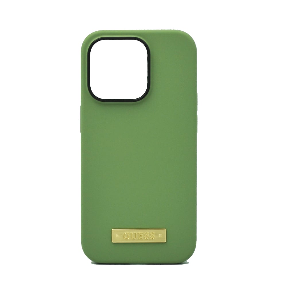 Guess Magsafe Liquid Silicone Logo Hard Case For Iphone 14 Pro Plate Kaki Guess Magsafe Liquid Silicone Logo Hard Case For Iphone 14 Pro Plate Kaki