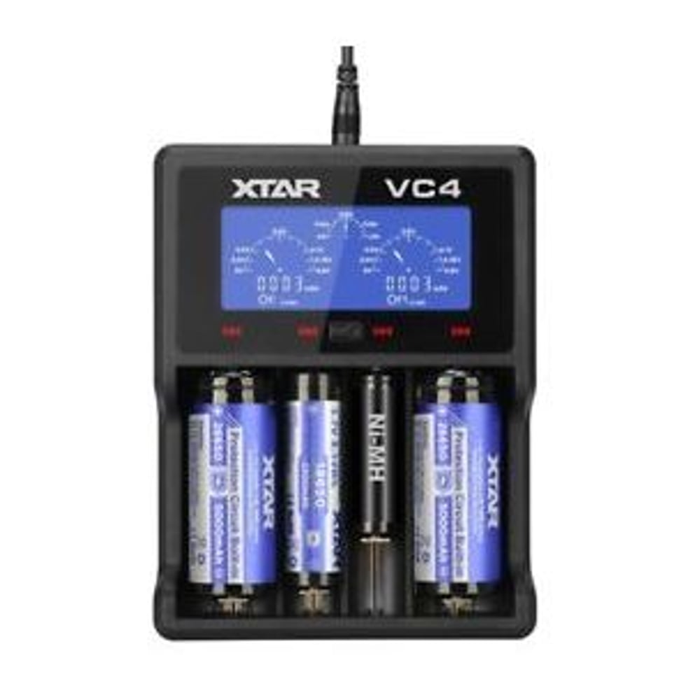 Xtar VC4 18650 4 Slots Lithium-Ion Ni-MH Battery Charger Xtar VC4 18650 4 Slots Lithium-Ion Ni-MH Battery Charger