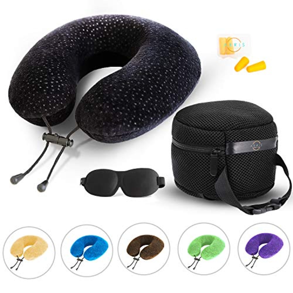 Aeris Memory Foam Travel Pillow For Airplanes Aeris Memory Foam Travel Pillow For Airplanes