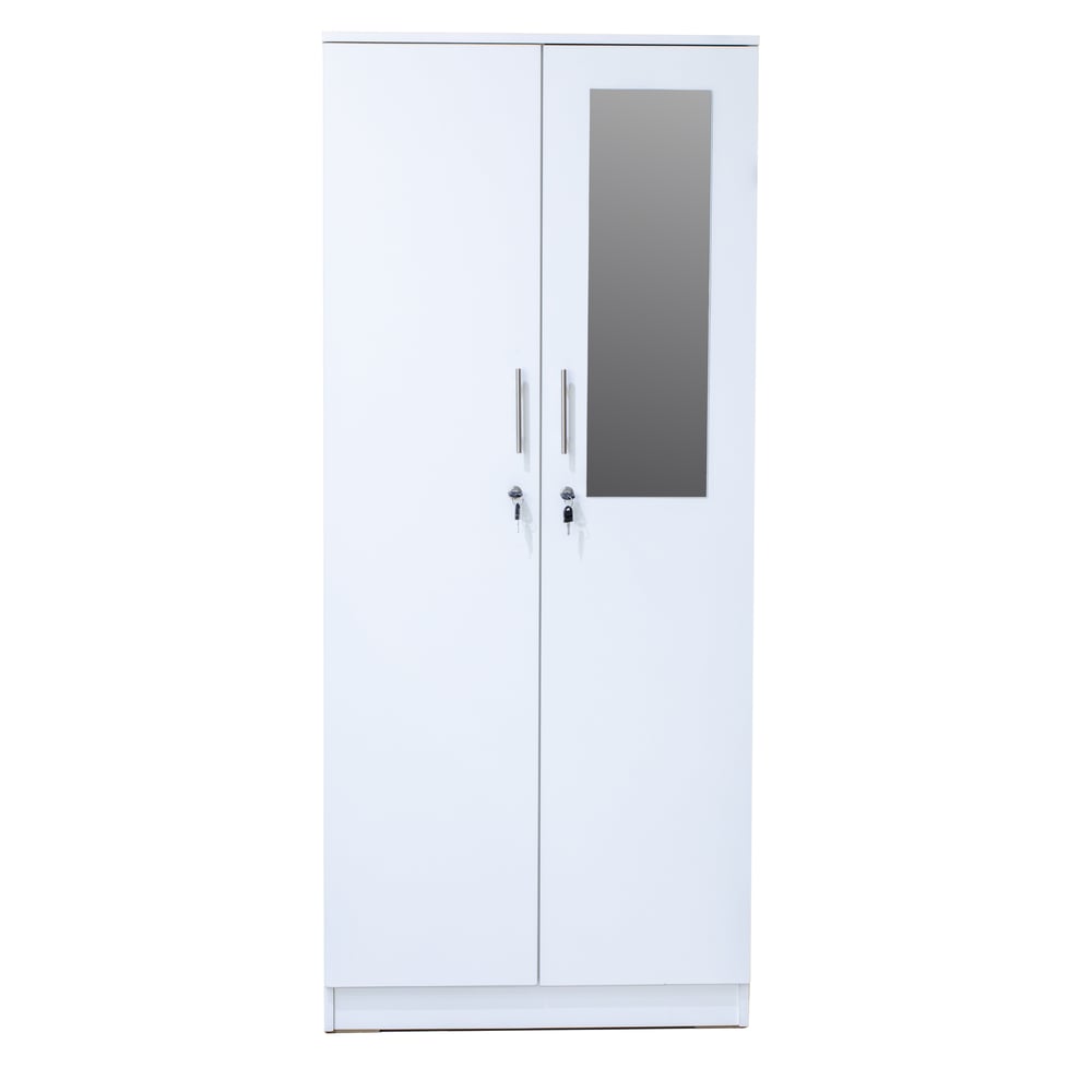 Karnak Wooden Wardrobe, White