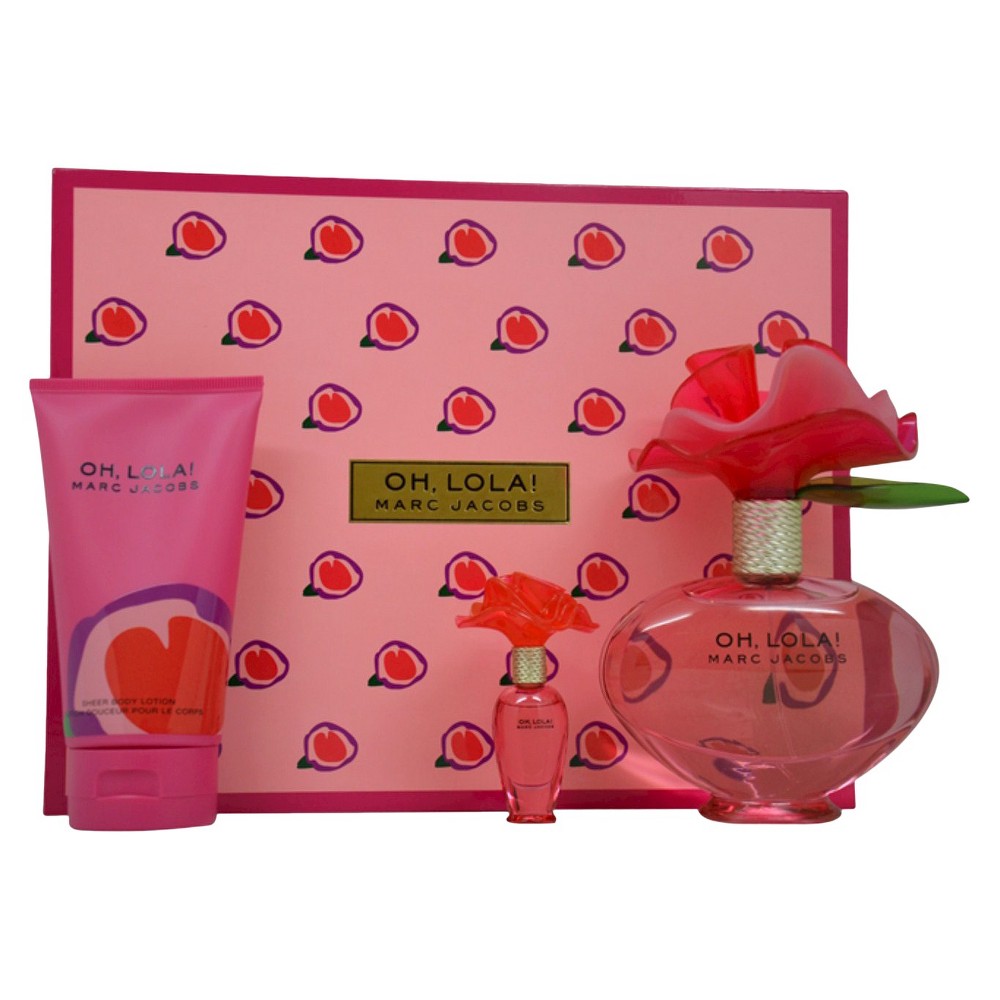 Marc Jacobs Oh, Lola! 3 Pcs Gift Set (EDP 100ml + EDP 4ml + Body Lotion 150ml) for Women Marc Jacobs Oh, Lola! 3 Pcs Gift Set (EDP 100ml + EDP 4ml + Body Lotion 150ml) for Women