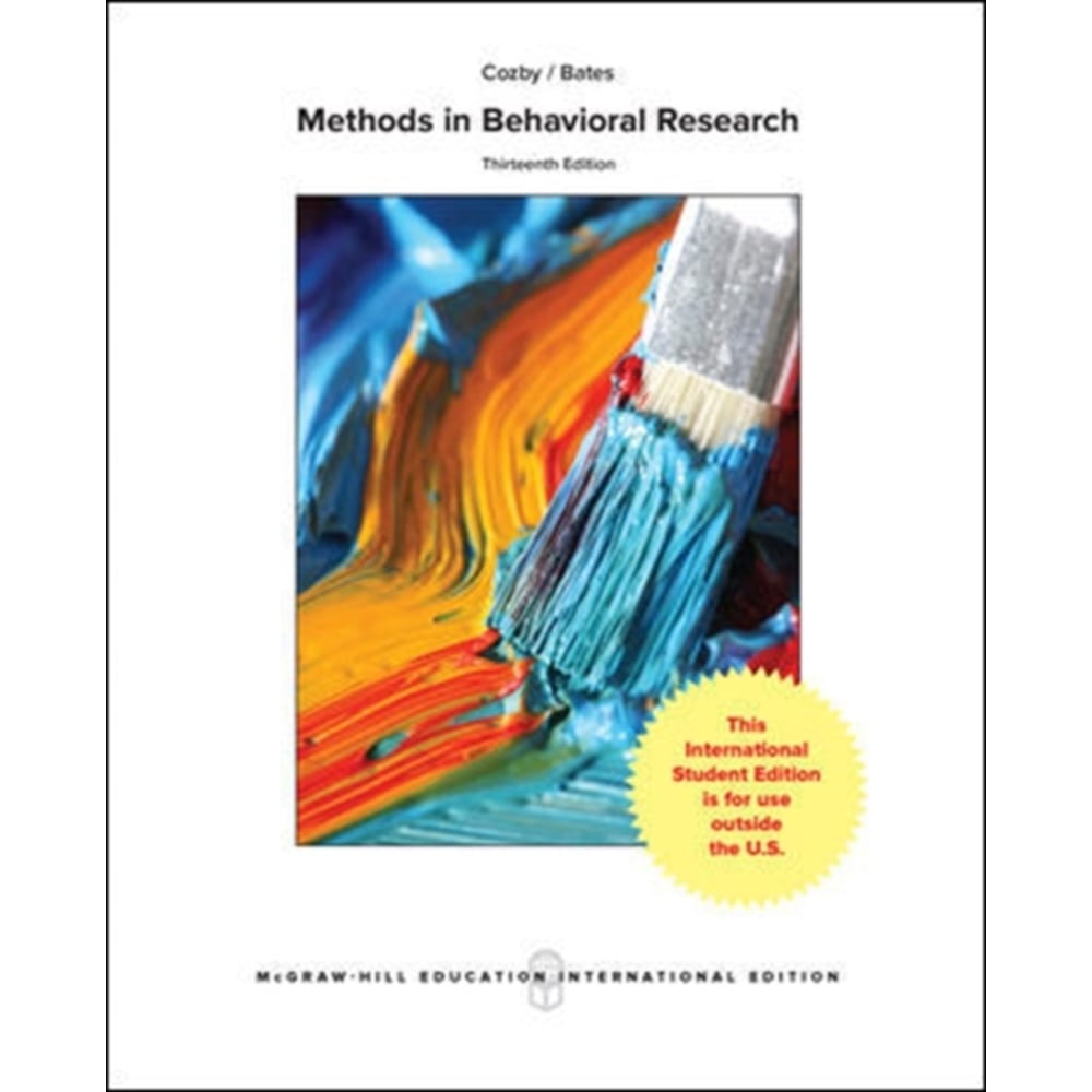 Methods In Behavioral Research