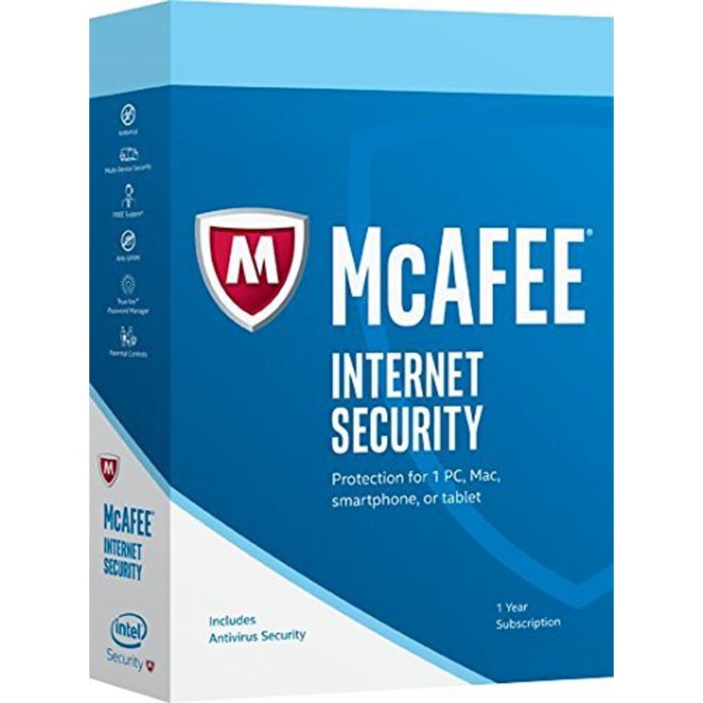McAfee Internet Security 2017 Software 1 User