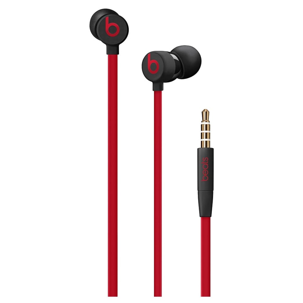 Beats urBeats3 In Ear Earphones With 3.5mm Defiant Black-Red Beats urBeats3 In Ear Earphones With 3.5mm Defiant Black-Red
