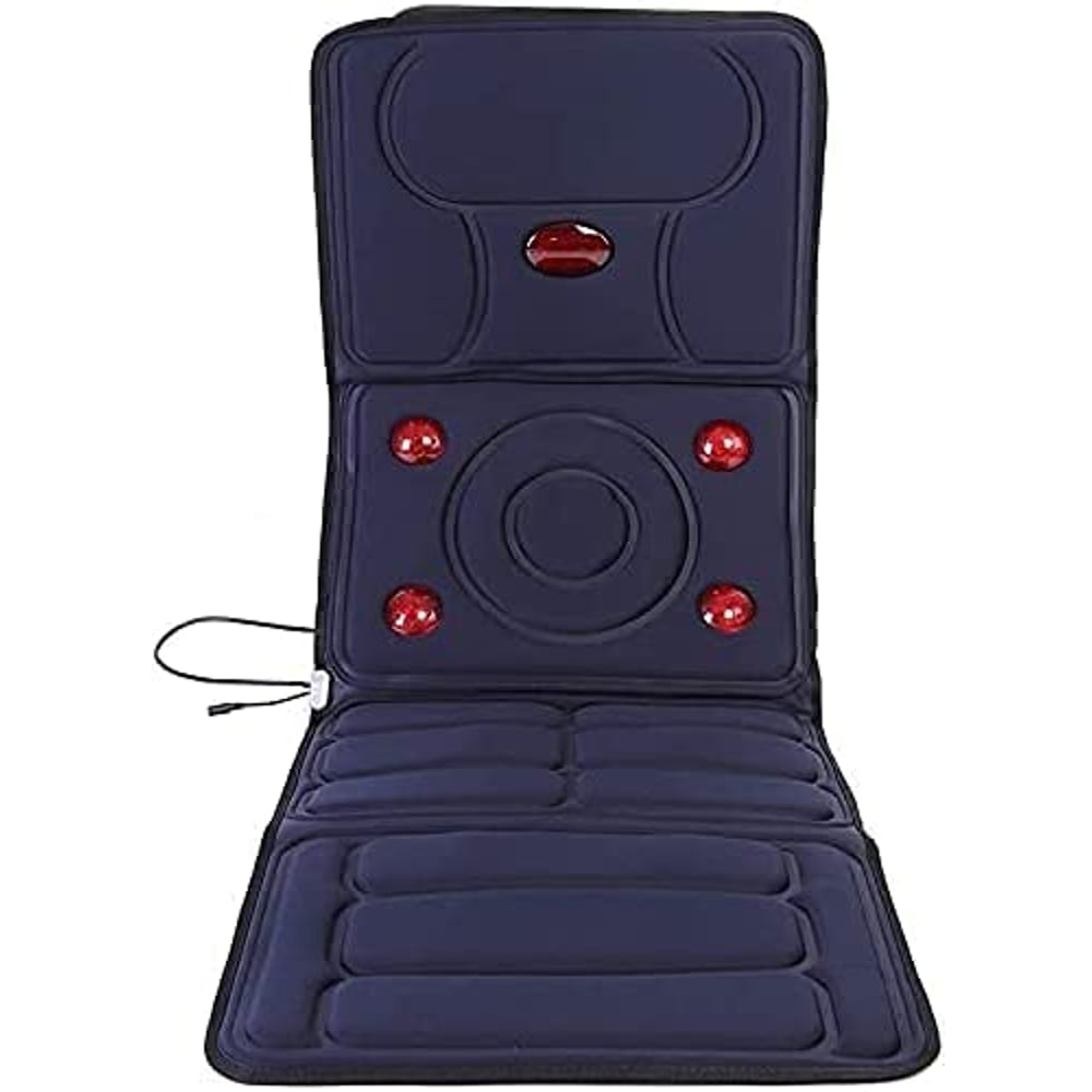 ULTIMAX Comfier Full Body Massage Mat Far-Infrared Massage Reduces Back Fatigue Mattress Cushion Vibration Body Head Massager Massage Mattress Pad for Back Pain