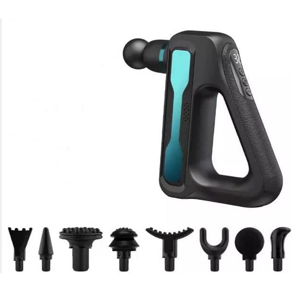 ULTIMAX Electric Gun Massager Machine for Full Body With 8 Massager Head-Assorted Color ULTIMAX Electric Gun Massager Machine for Full Body With 8 Massager Head-Assorted Color