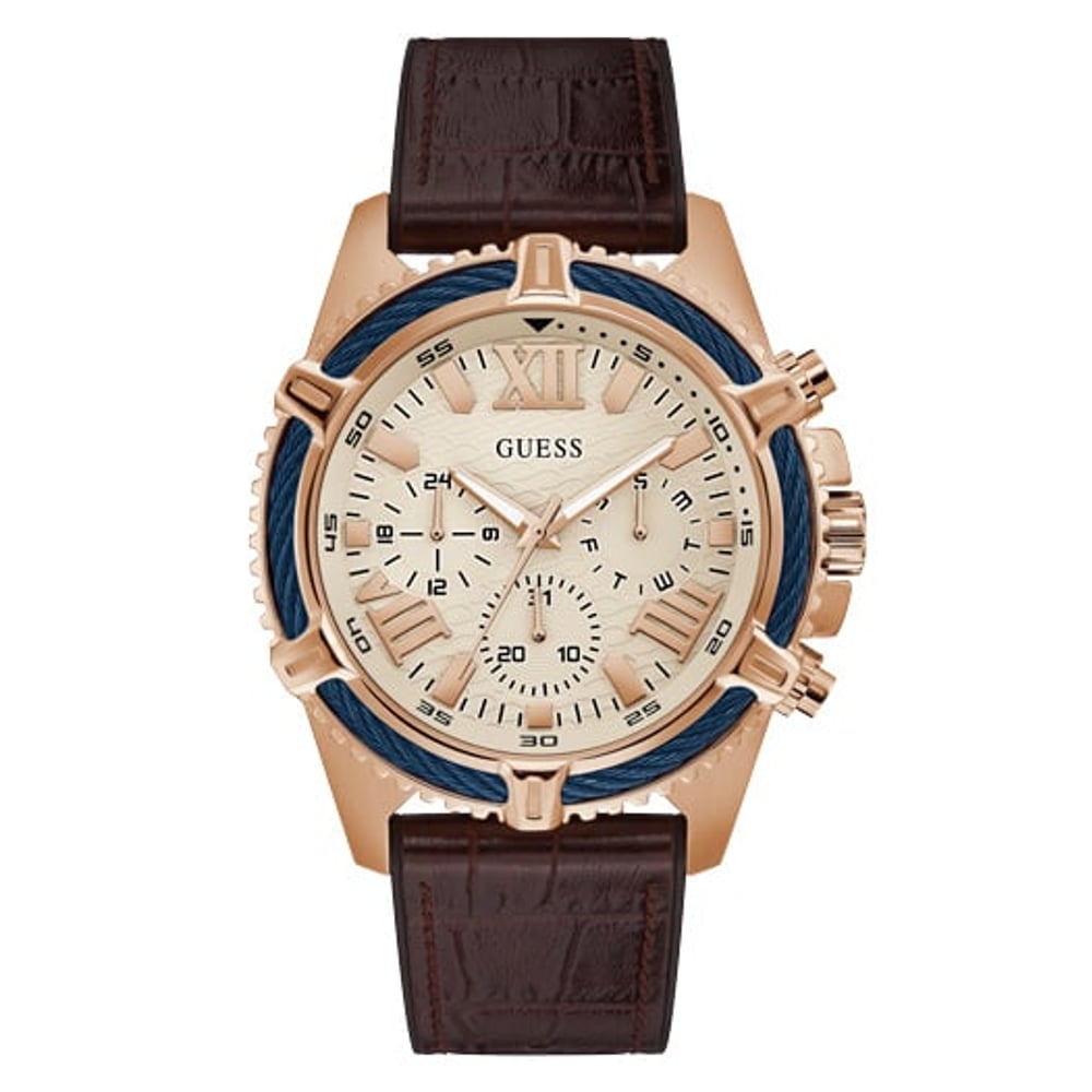 Guess APEX Gents Genuine leather/Silicone GW0053G4 Watch Guess APEX Gents Genuine leather/Silicone GW0053G4 Watch