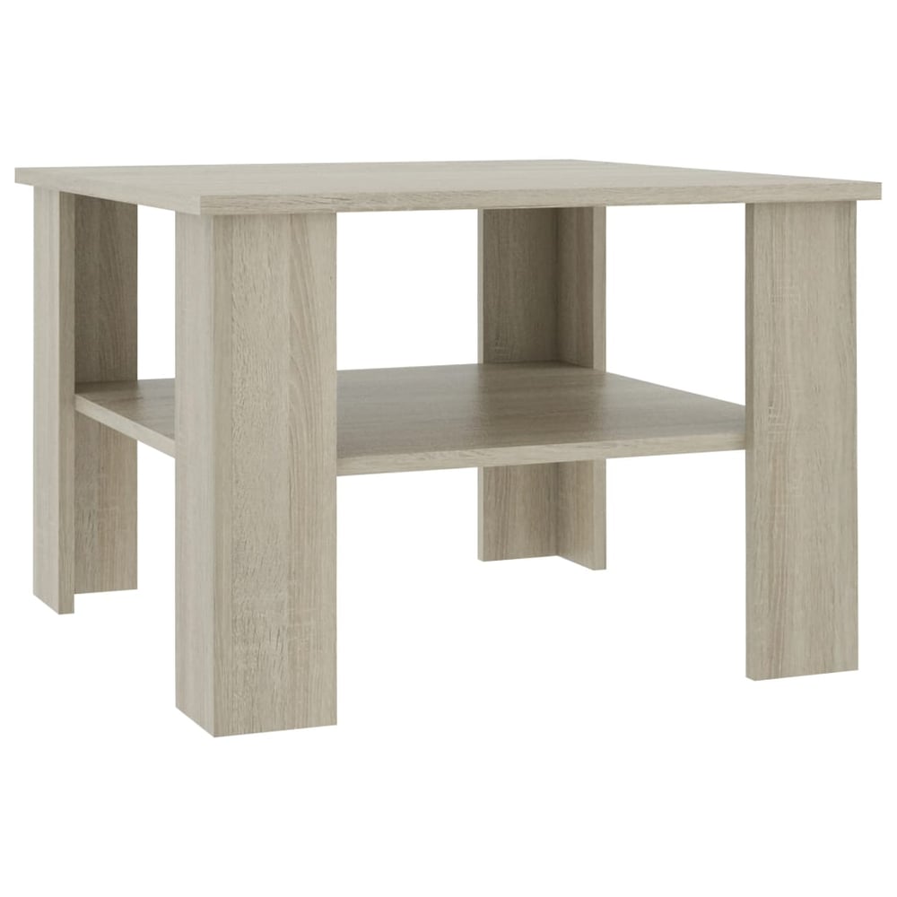 vidaXL Coffee Table Sonoma Oak 60x60x42 cm Engineered Wood vidaXL Coffee Table Sonoma Oak 60x60x42 cm Engineered Wood