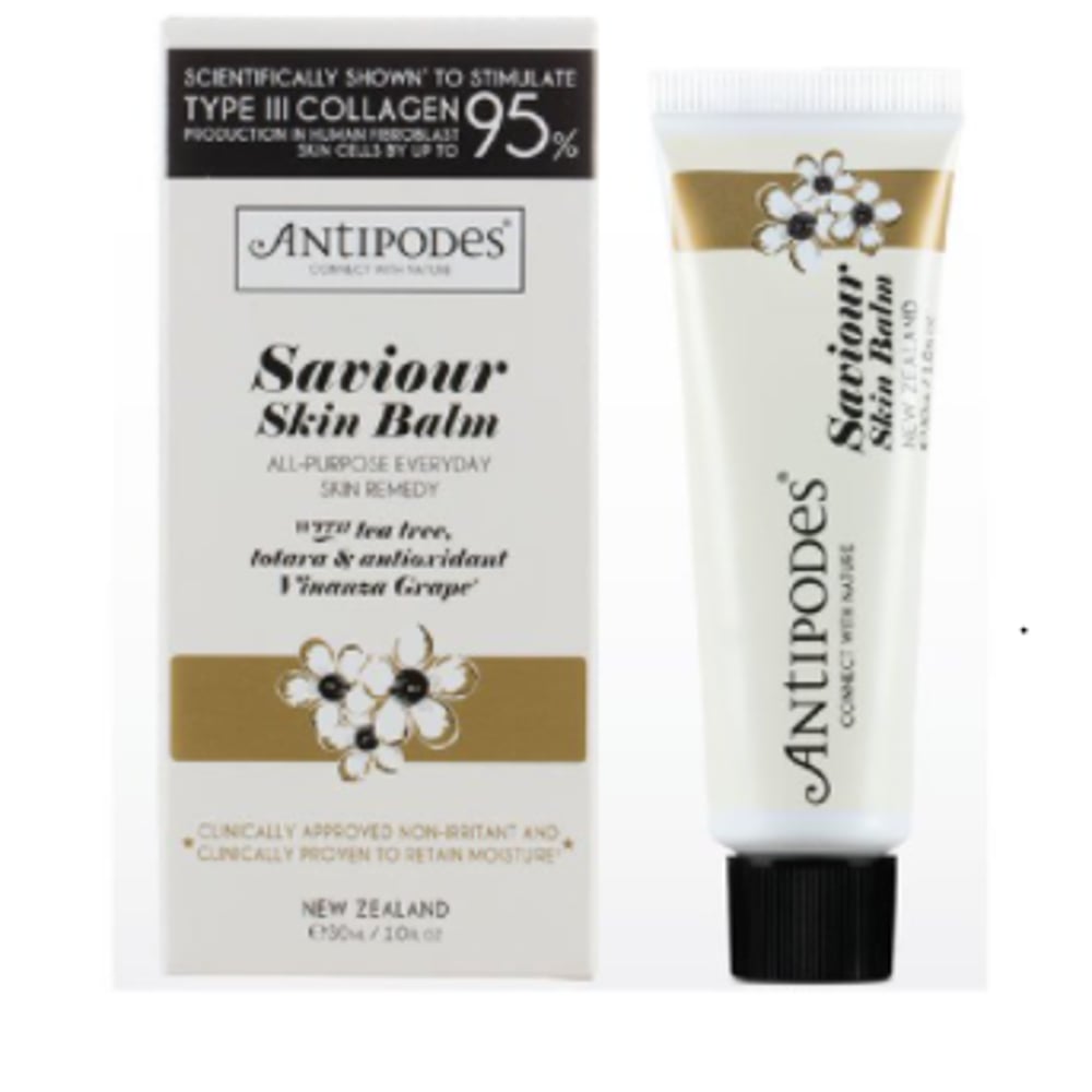 Antipodes Saviour Skin Balm Tea Tree, Totara & Vinanza Grape 30ml Antipodes Saviour Skin Balm Tea Tree, Totara & Vinanza Grape 30ml
