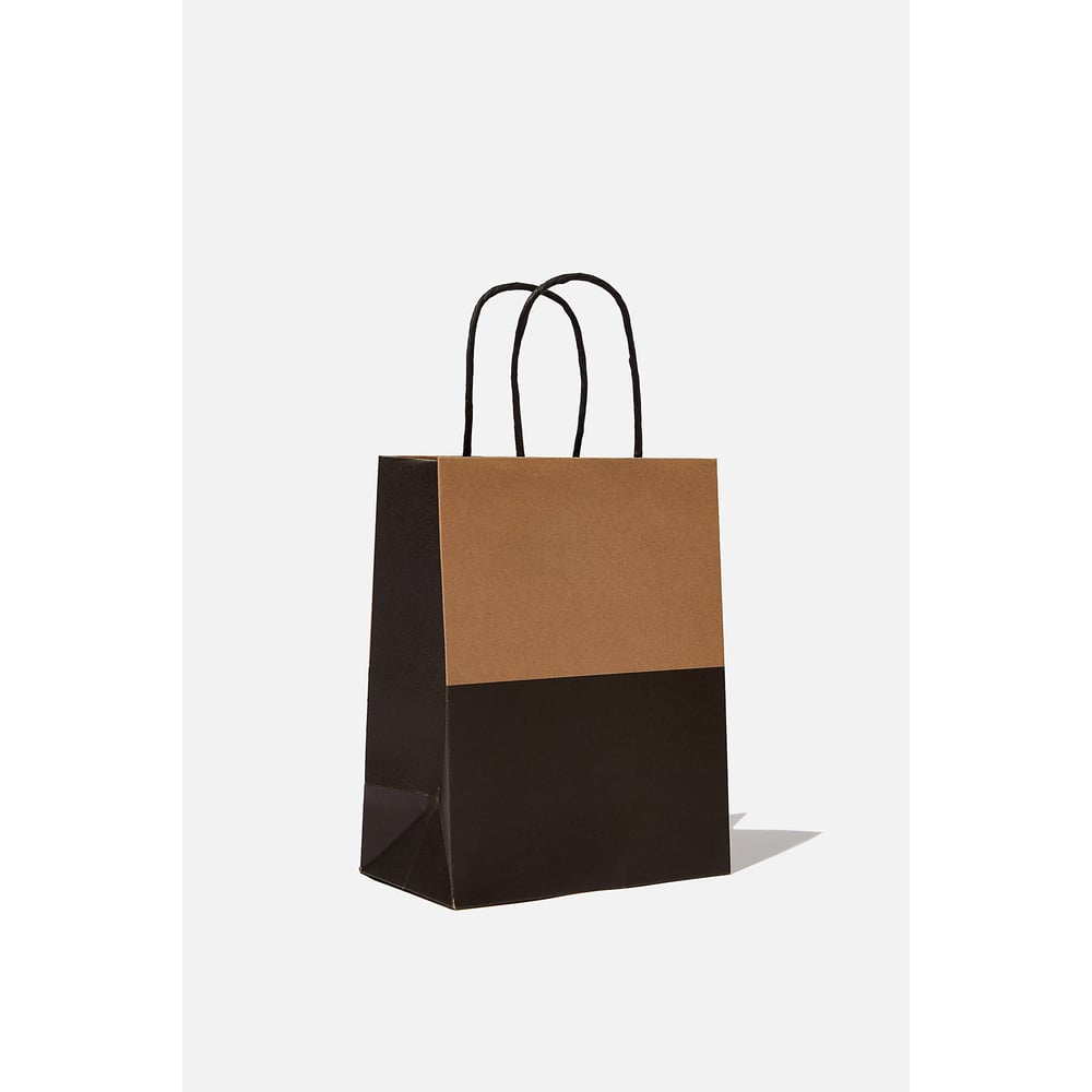 TYPO Get Stuffed Gift Bag-Small-Craft Black Splice