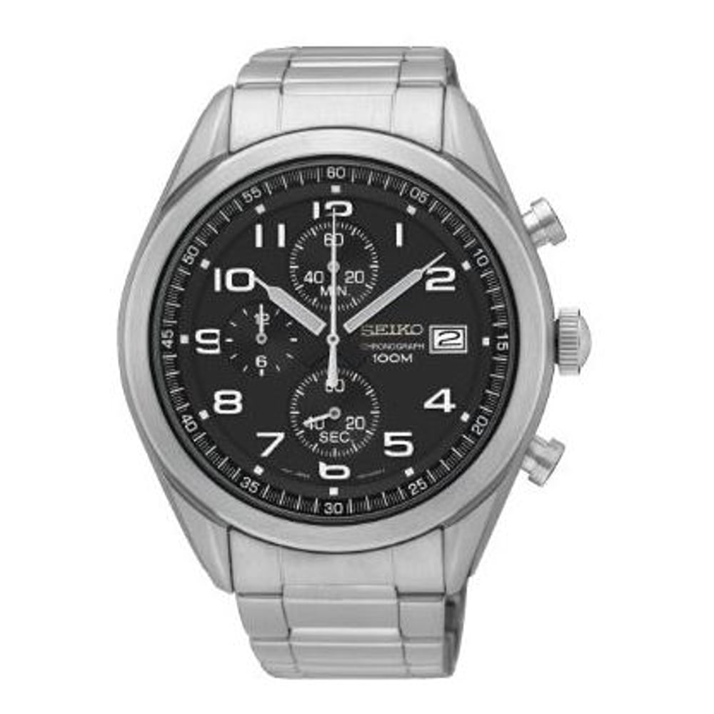 Seiko Chronograph Silver Metal Analog Watch For Men SSB269P1