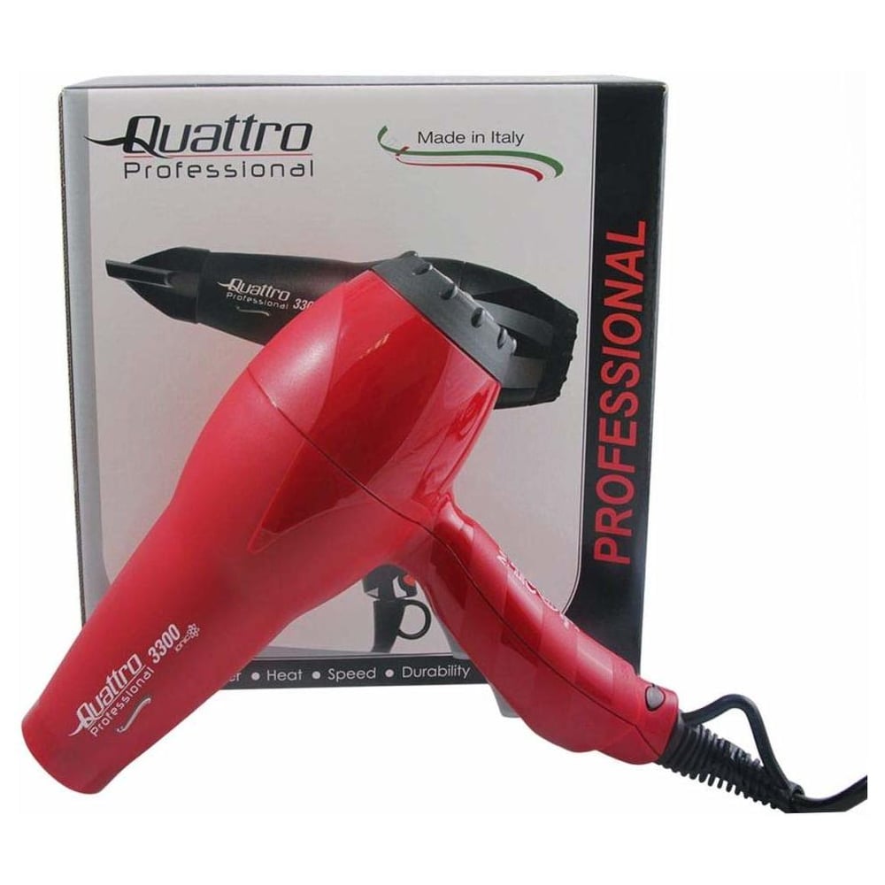 Quattro MADNE3UH151 Hair Dryer Red Quattro MADNE3UH151 Hair Dryer Red