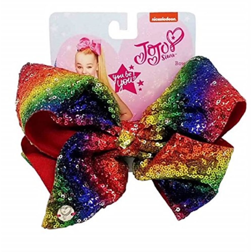 Jojo Siwa Rainbow Sequin Hair Bow Jojo Siwa Rainbow Sequin Hair Bow